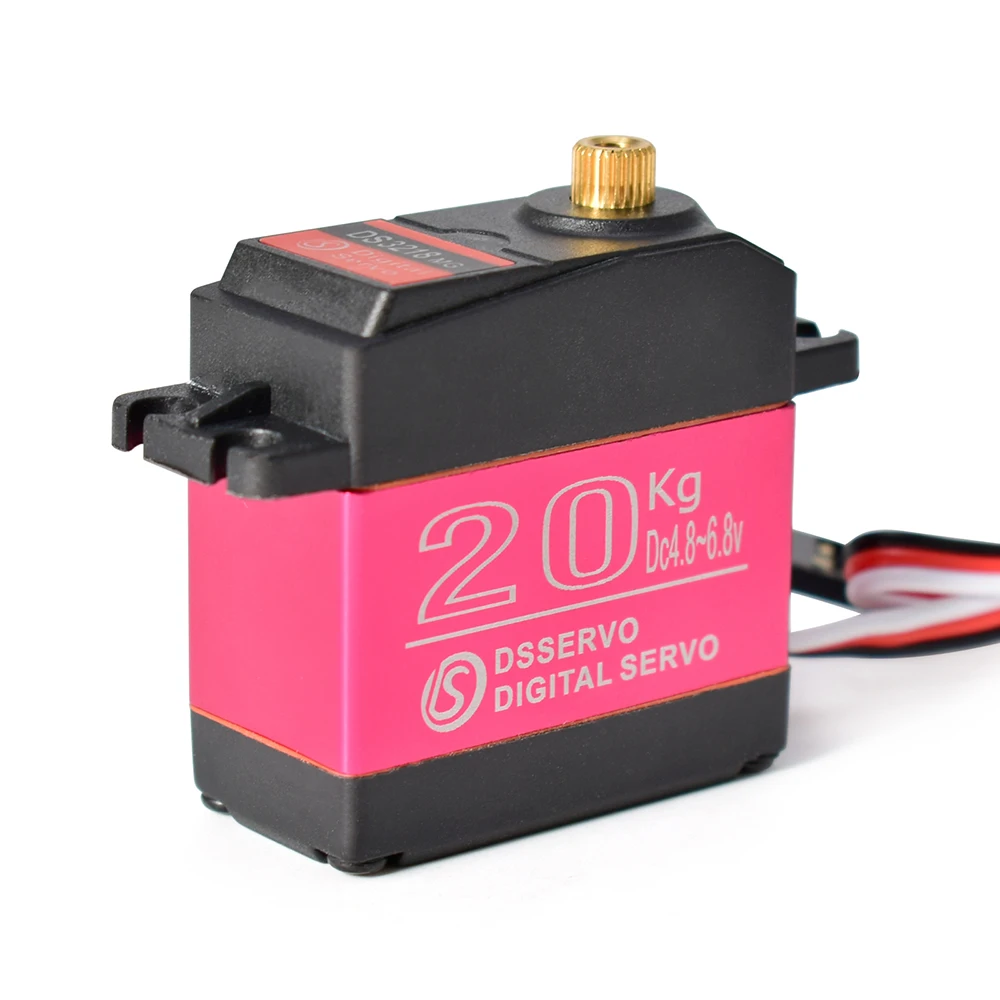 Dsservo Waterproof RC Servo DS3218 20KG DS3225 25KG DS3235 35KG 180/270 Degree for 1/8 1/10 1/12 RC Car Metal Gear Digital Servo