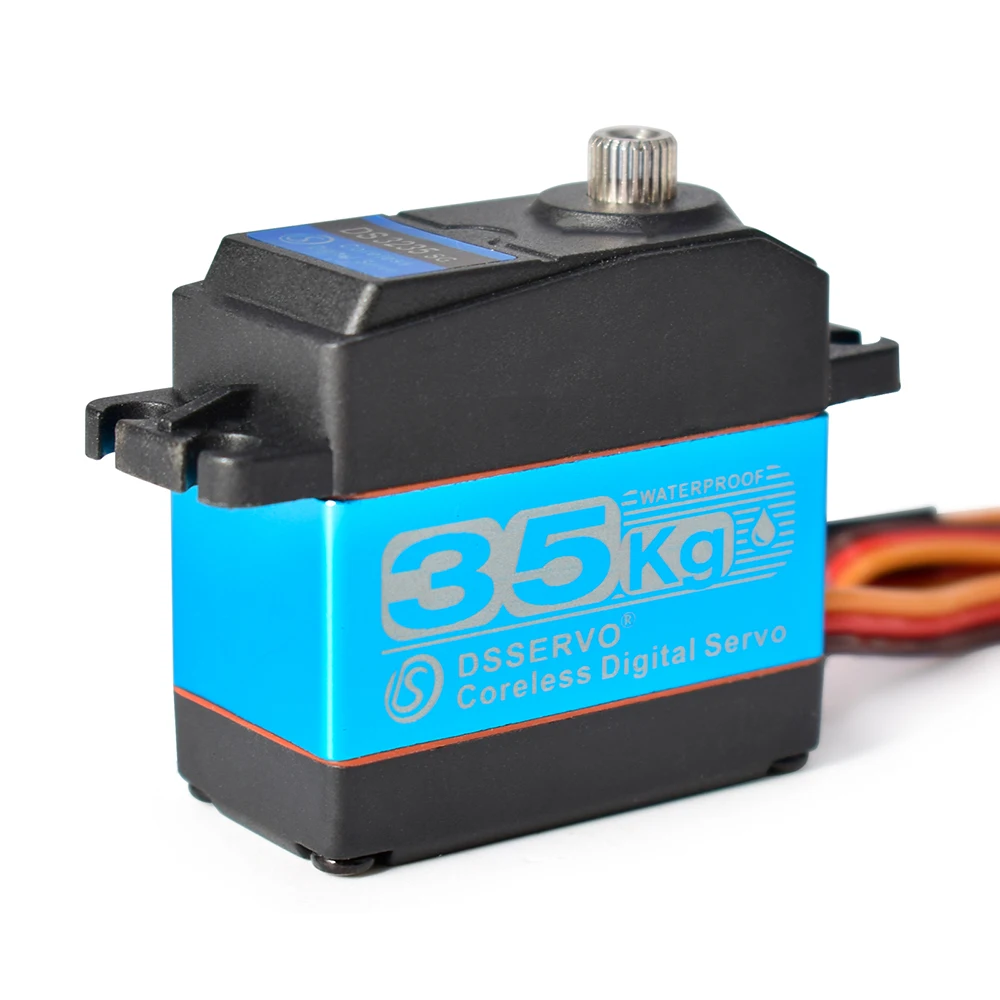 Dsservo Waterproof RC Servo DS3218 20KG DS3225 25KG DS3235 35KG 180/270 Degree for 1/8 1/10 1/12 RC Car Metal Gear Digital Servo