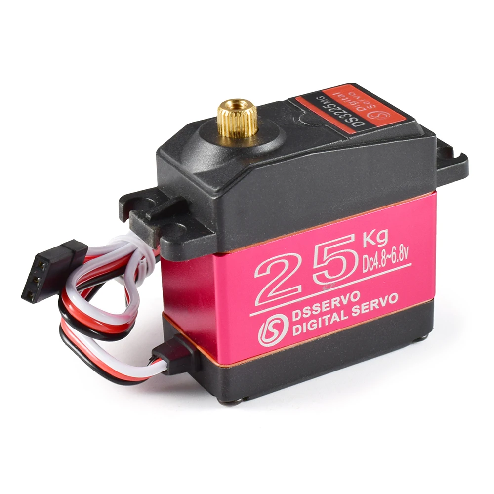 Dsservo Waterproof RC Servo DS3218 20KG DS3225 25KG DS3235 35KG 180/270 Degree for 1/8 1/10 1/12 RC Car Metal Gear Digital Servo