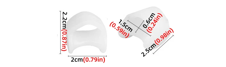 4pcs=2pairs Silicone Separator Hallux Valgus Finger Protector Toe Orthopedic Products Corrector Feet Care Straightener Pedicure