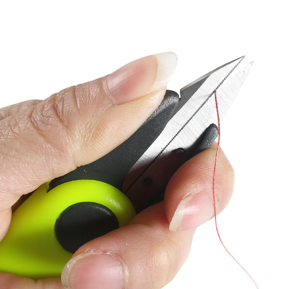 Shrimp-shape Foldable Scissors Fishing Line Cutter Clipper Nipper Quick Knot Tool Kit Stainless Steel Tackle Buckle Accessories