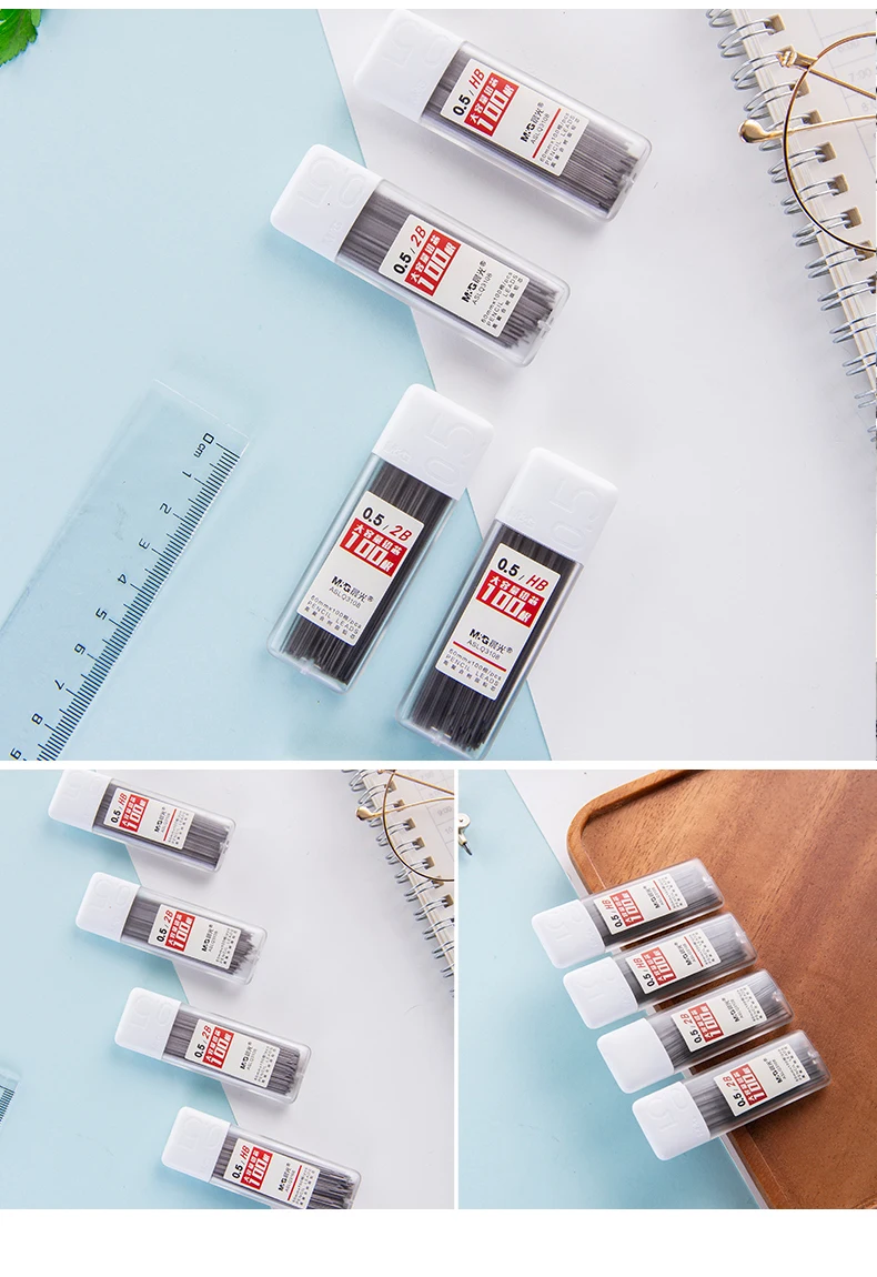 0.5/0.7mm Automatic Pencils Set HB/2B Refill Mechanical Pencil For Drawing Sketching Students School Supplies Cute Stationery