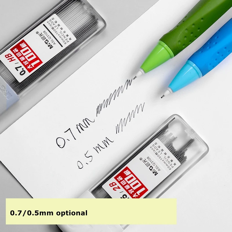 0.5/0.7mm Automatic Pencils Set HB/2B Refill Mechanical Pencil For Drawing Sketching Students School Supplies Cute Stationery