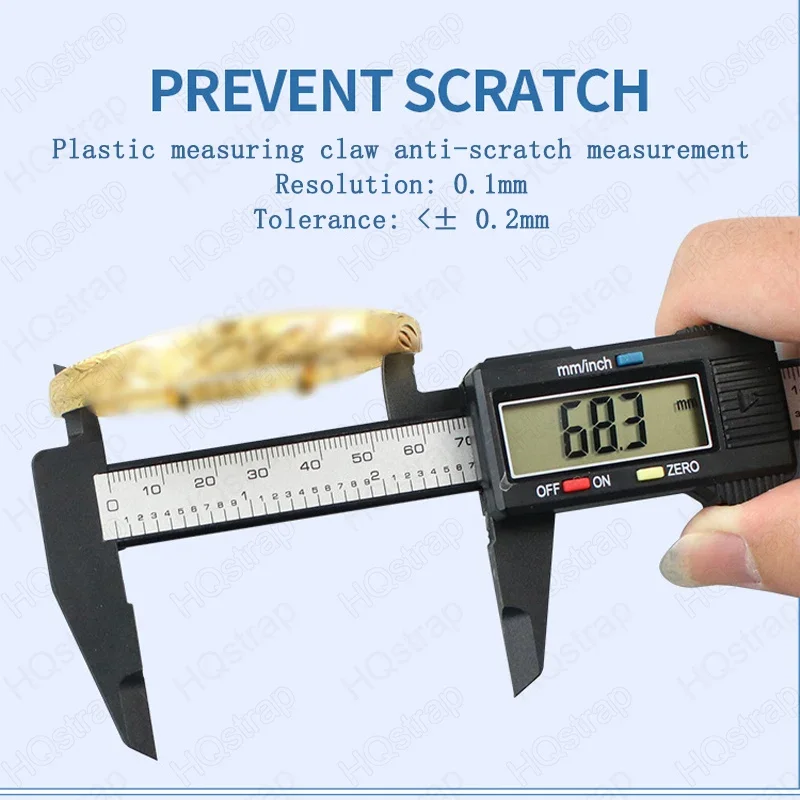 150mm 100mm Carbon Fiber Composites Digital Caliper Watch Repair Tools Measuring Tool Digital Display Caliper Watch Accessories