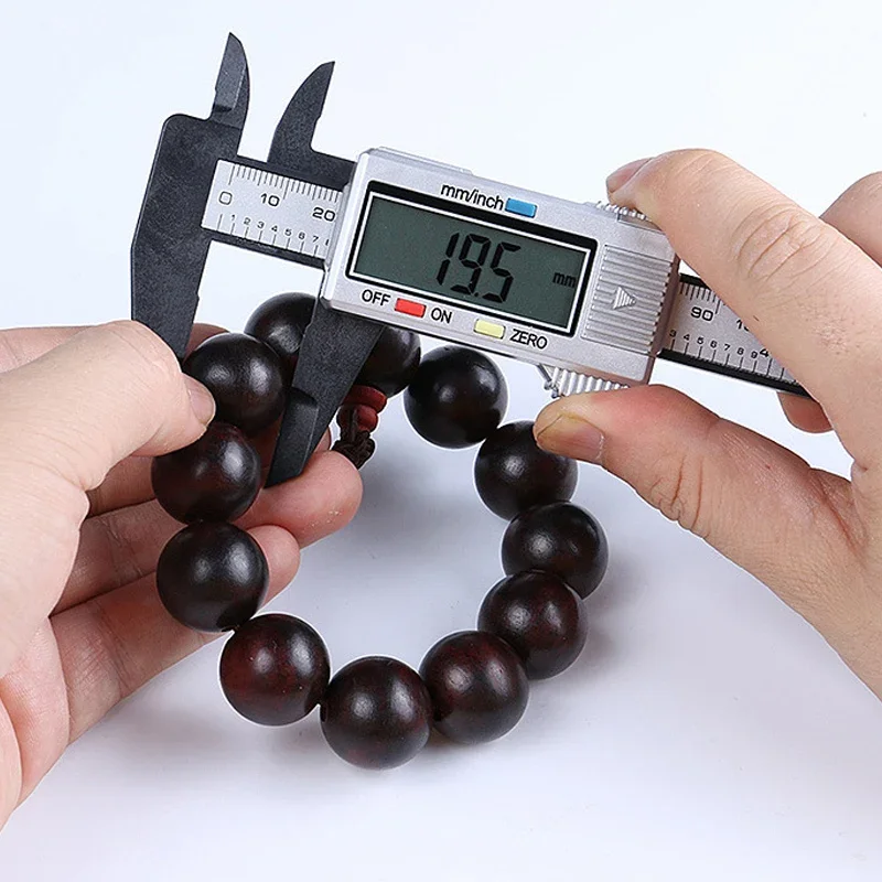 150mm 100mm Carbon Fiber Composites Digital Caliper Watch Repair Tools Measuring Tool Digital Display Caliper Watch Accessories
