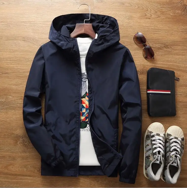 Hardcore Jacket Windbreaker Pilot Coat Men's Zipper Bomber Jackets Waterproof Quick Drying Sport Outwear 6XL