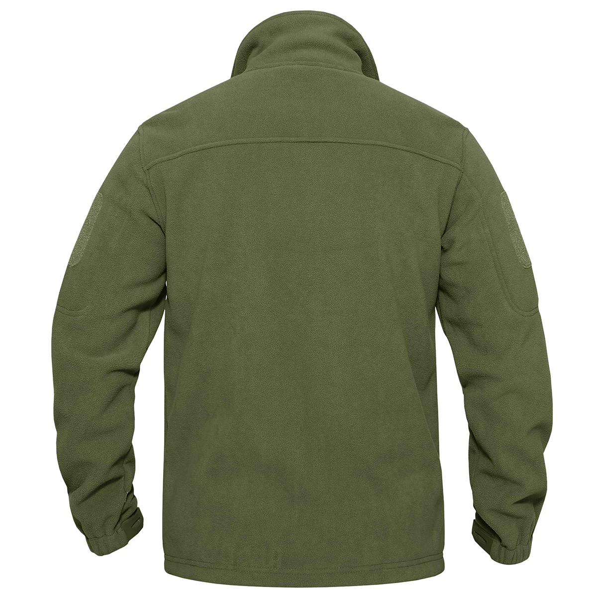TACVASEN Men's Fleece Jacket Soft Warmth Windproof Full Zip Up Coat Multiple Zipper Pockets Hiking Working Outdoors Windbreaker