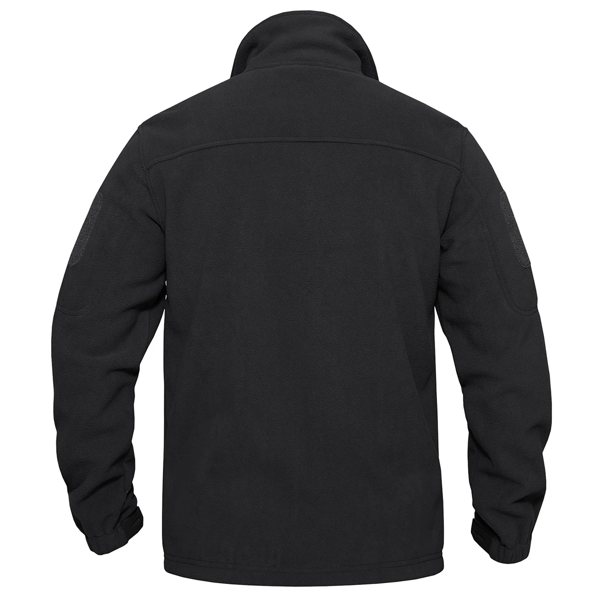 TACVASEN Men's Fleece Jacket Soft Warmth Windproof Full Zip Up Coat Multiple Zipper Pockets Hiking Working Outdoors Windbreaker