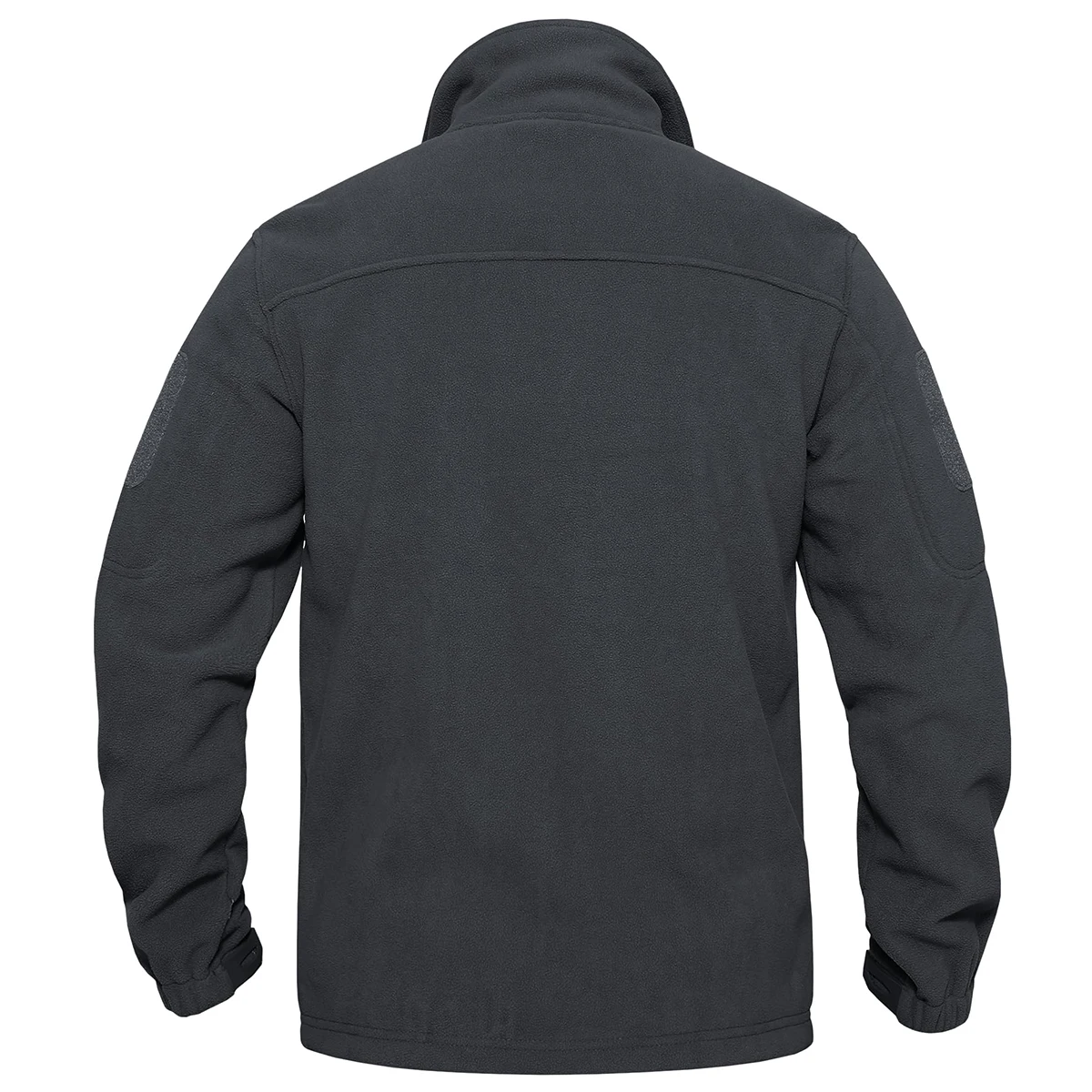 TACVASEN Men's Fleece Jacket Soft Warmth Windproof Full Zip Up Coat Multiple Zipper Pockets Hiking Working Outdoors Windbreaker