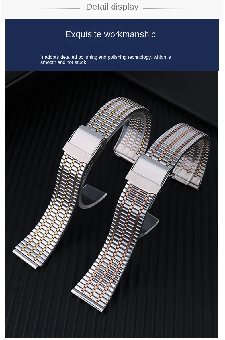 Quick Release watchband For Longines TISSOT Casio watch Strap bracelet Thin Stainless steel metal men's women's 18mm 20mm 22mm