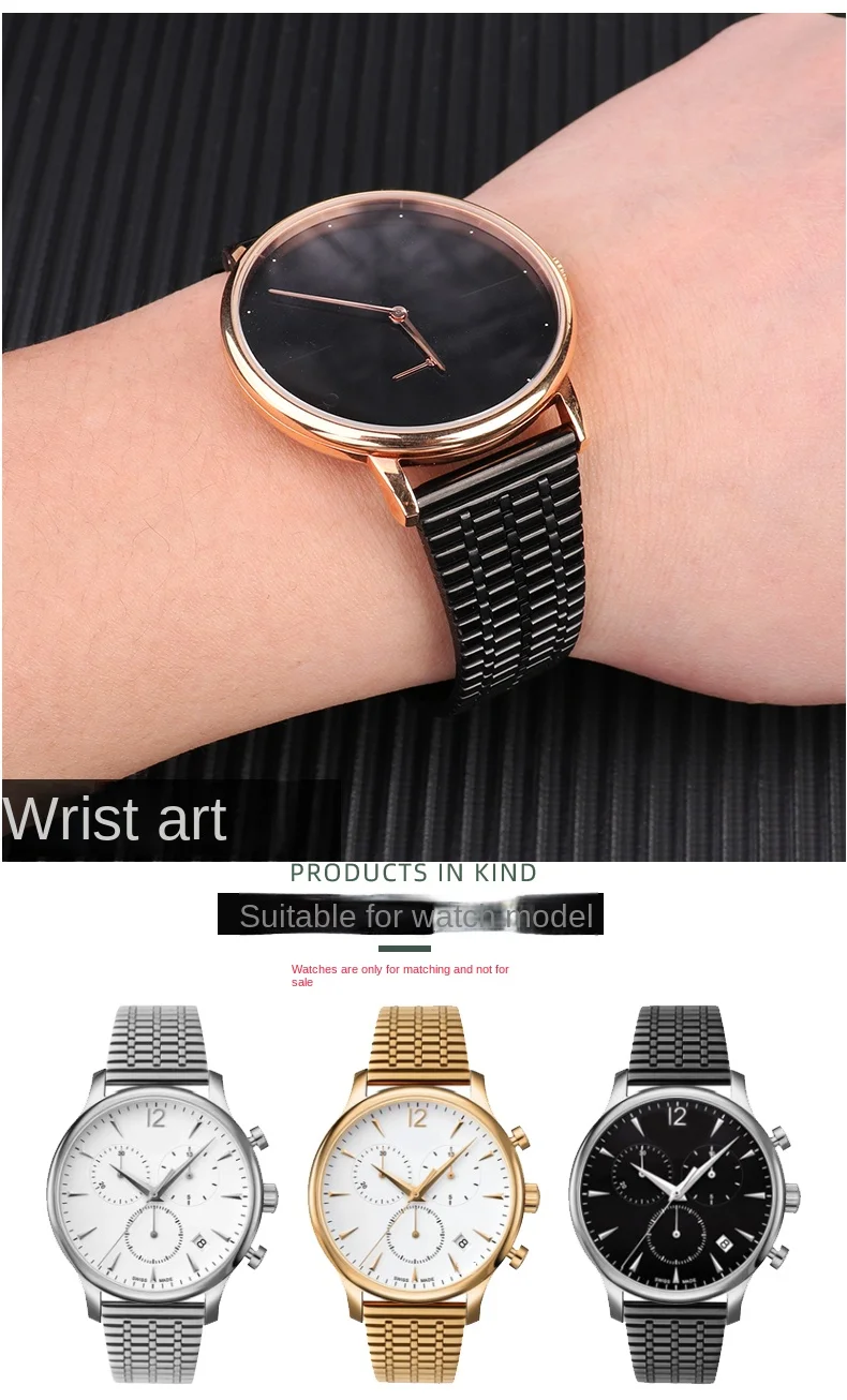 Quick Release watchband For Longines TISSOT Casio watch Strap bracelet Thin Stainless steel metal men's women's 18mm 20mm 22mm