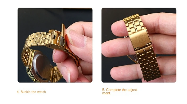 Quick Release watchband For Longines TISSOT Casio watch Strap bracelet Thin Stainless steel metal men's women's 18mm 20mm 22mm