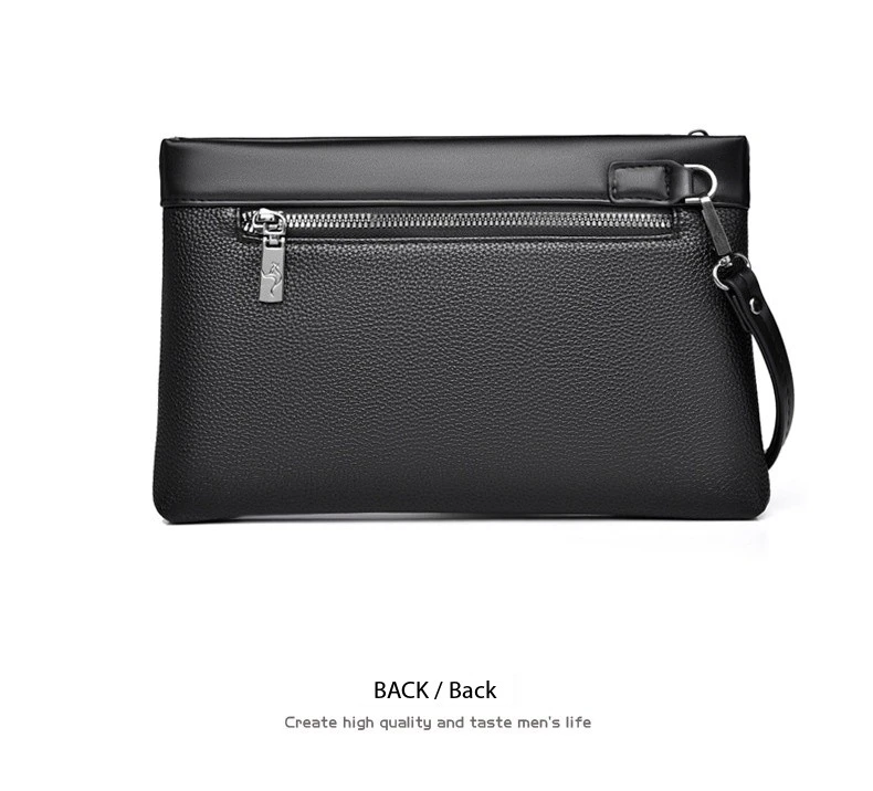Luxury Brand Business Men Wallet Leather Man Clutch Bag Coins Pocket Purse Casual Envelope Long Wallets Luxury Handbag for Phone