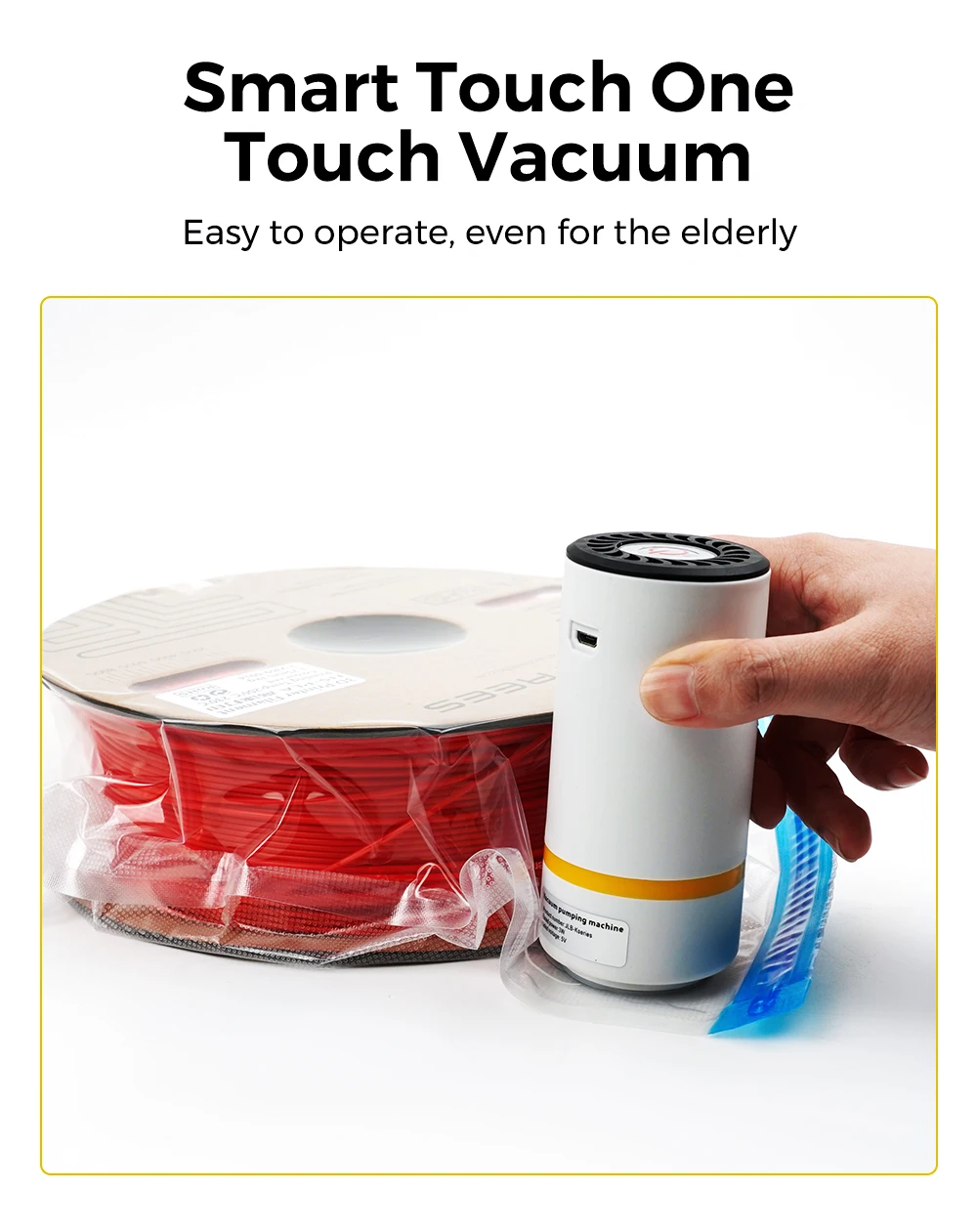 3D Printing Dry Filament Storage Bag 3D Filament Vacuum Bag for PLA/ABS/TPU Humidity Resistant Reel Bag 3D Printer Accessories