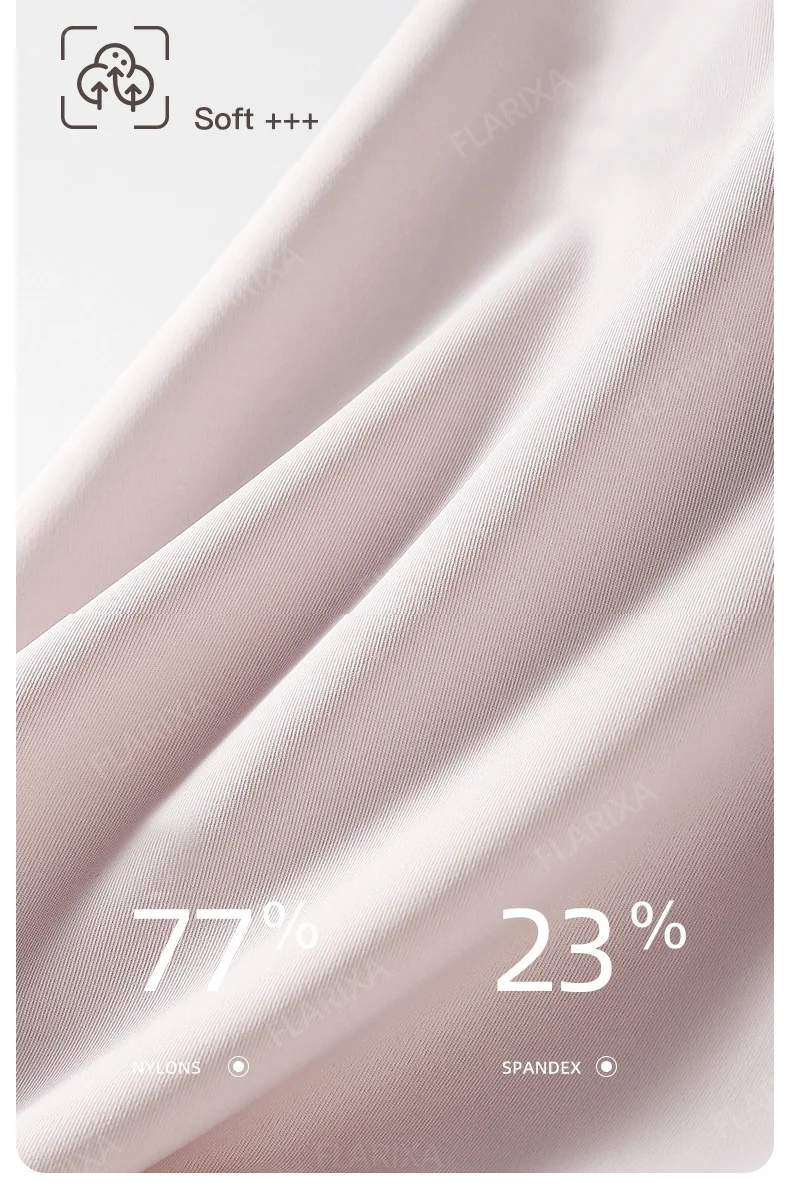 Flarixa Ice Silk Safety Shorts Double Layer Invisible Under Skirt Panties Seamless Boyshorts Women Underwear Anti Friction Pants