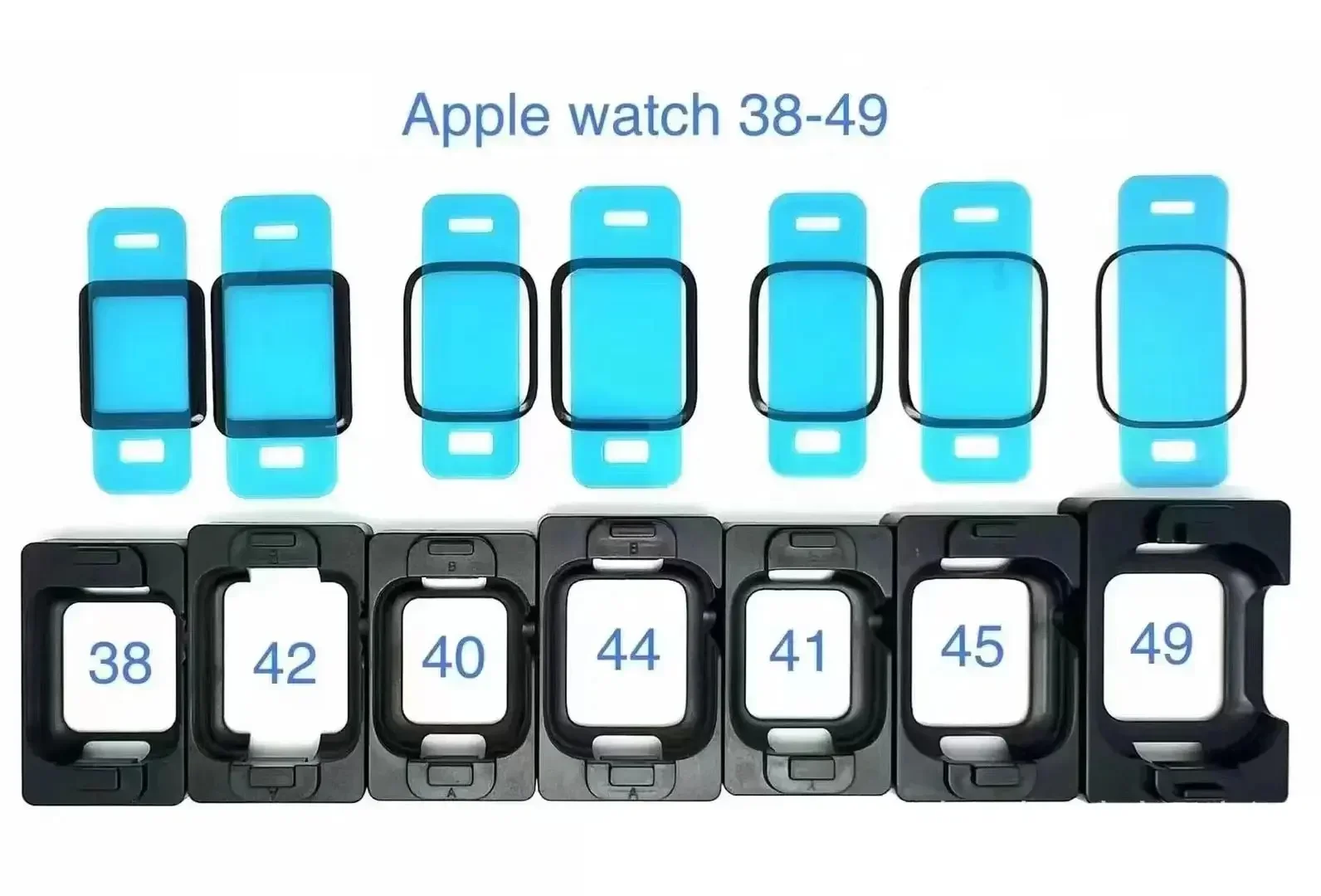 1-3PCS Ceramic film For Apple watch Ultra 9 8 7 49mm 45mm 41mm Screen protector For Apple watch 6 5 4 SE 44mm 40mm 3 2 42mm 38mm