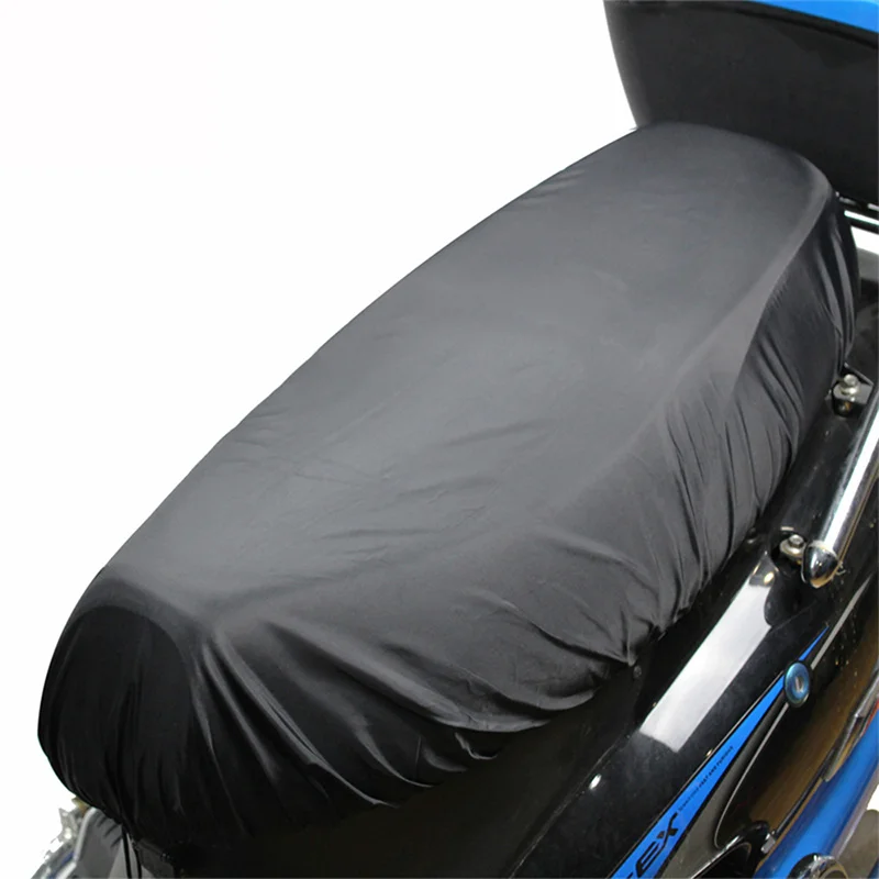 Motorcycle Seat Cover Waterproof Seat Cover Universal Flexible Saddle-Cover Black Sun-Protection Heat Insulation Cushion Covers