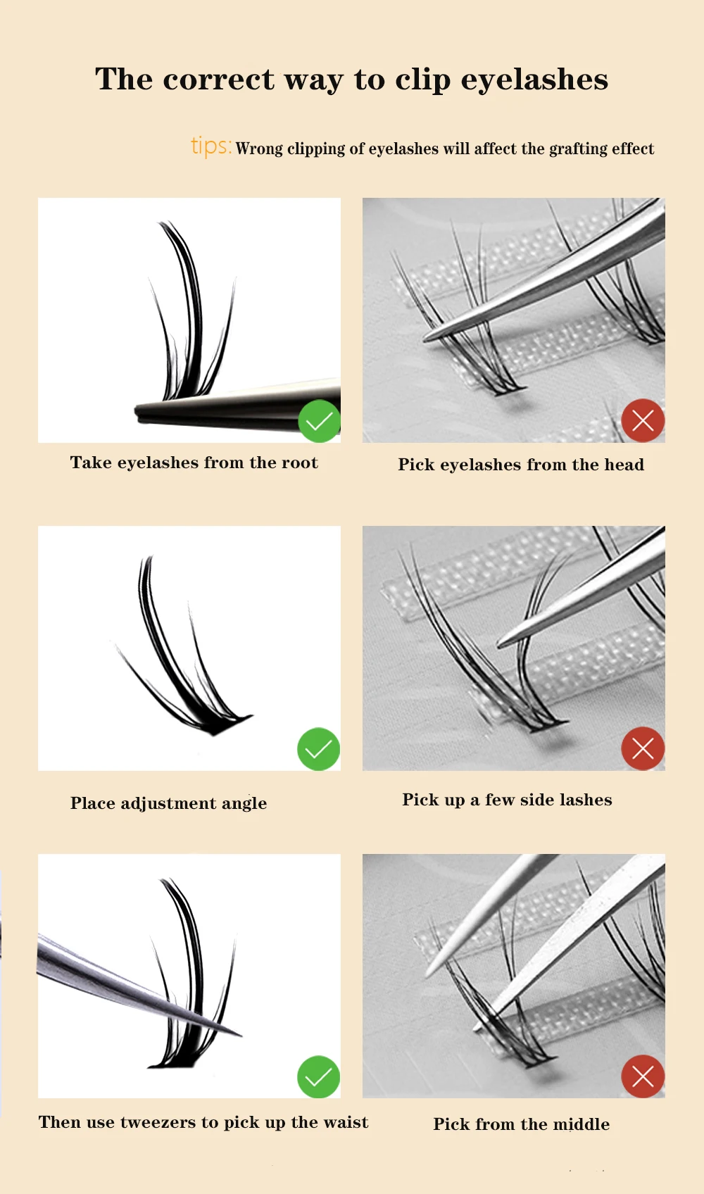 Anlinnet Dovetail+A-Type Individual Lashes Professional Makeup Mink Eyelash Bundles Natural 3D Russian Fluffy False Eyelashes