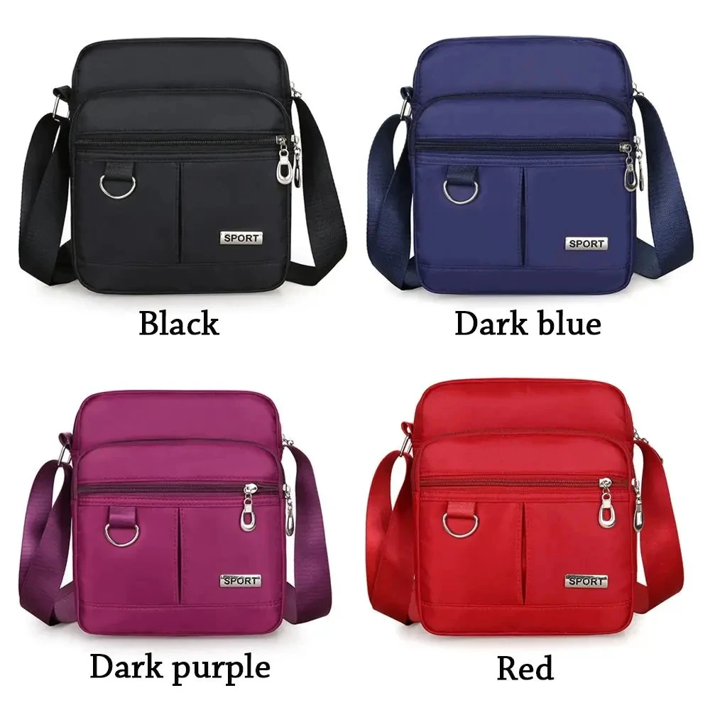 Casual Small Women's Shoulder Bag Multifunctional Coin Purse Wallet Nylon Waterproof Messenger Bag Mobile Phone Crossbody Bags