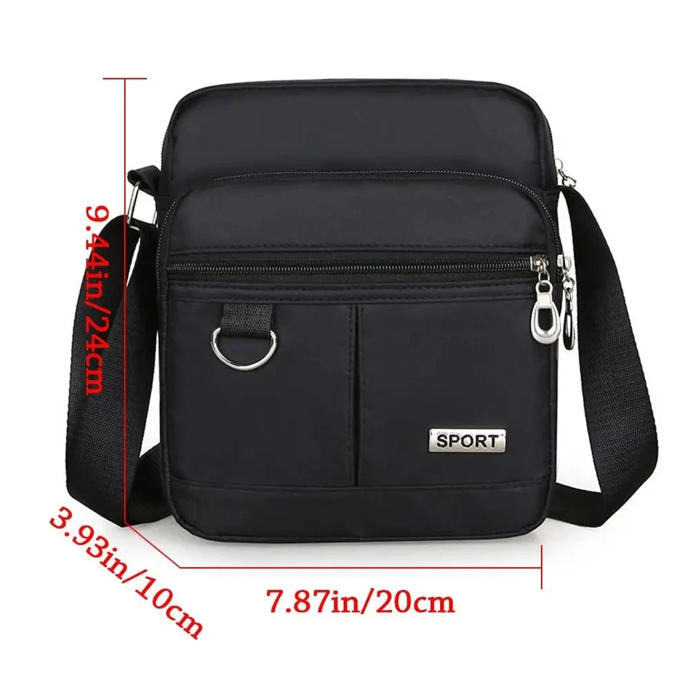 Casual Small Women's Shoulder Bag Multifunctional Coin Purse Wallet Nylon Waterproof Messenger Bag Mobile Phone Crossbody Bags