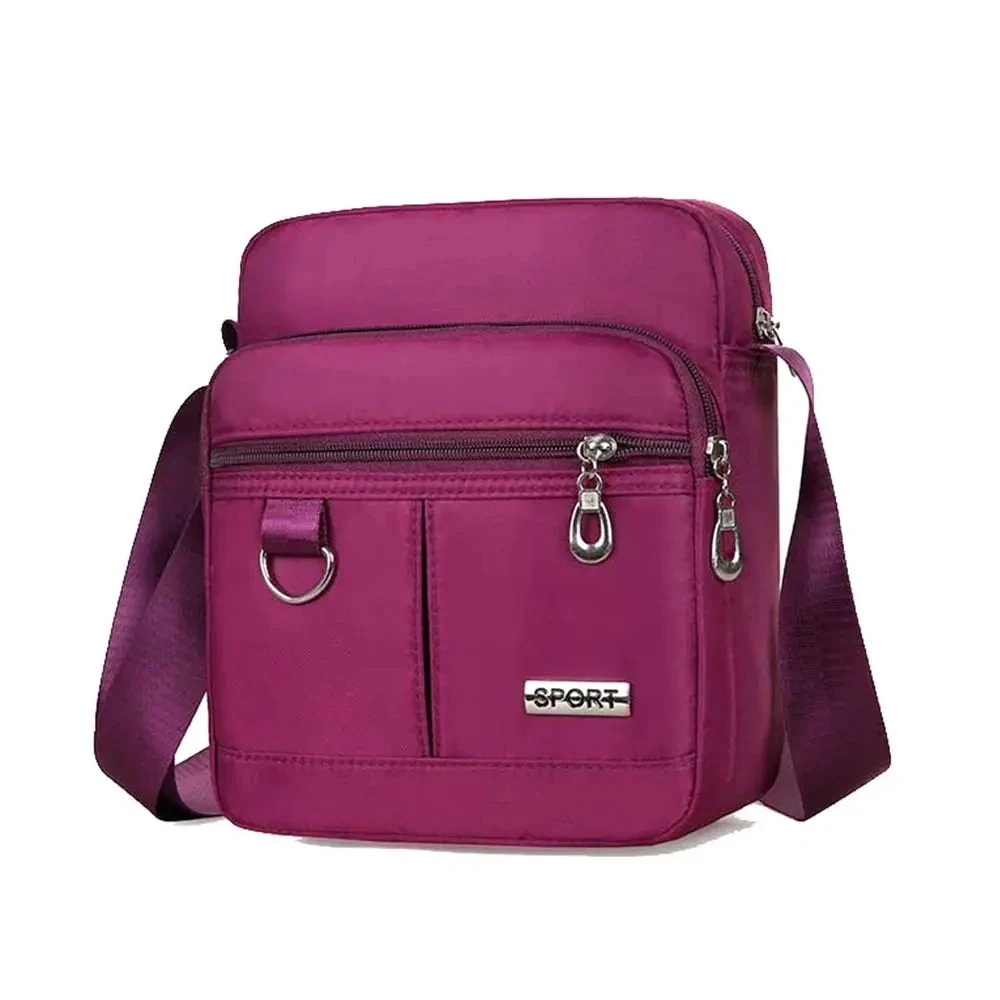 Casual Small Women's Shoulder Bag Multifunctional Coin Purse Wallet Nylon Waterproof Messenger Bag Mobile Phone Crossbody Bags