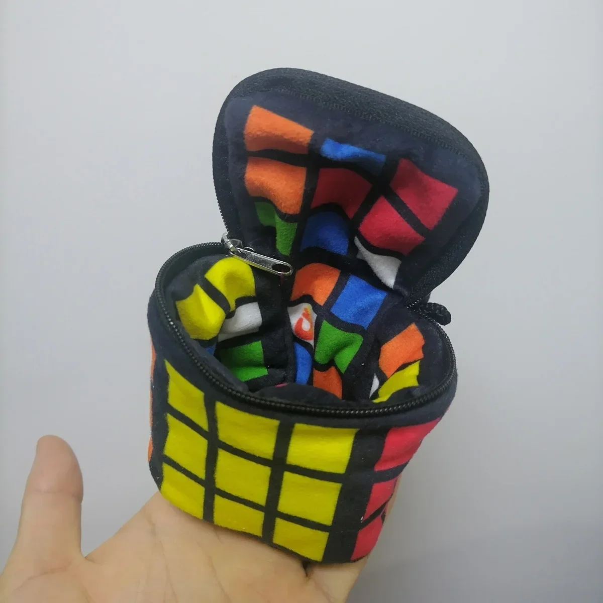 Magic Cube Bag for Rubics Cube Accessories Twisty Puzzles Bags Double-Sided Portable Purses Pendant Kids Intelligence Toy Gift