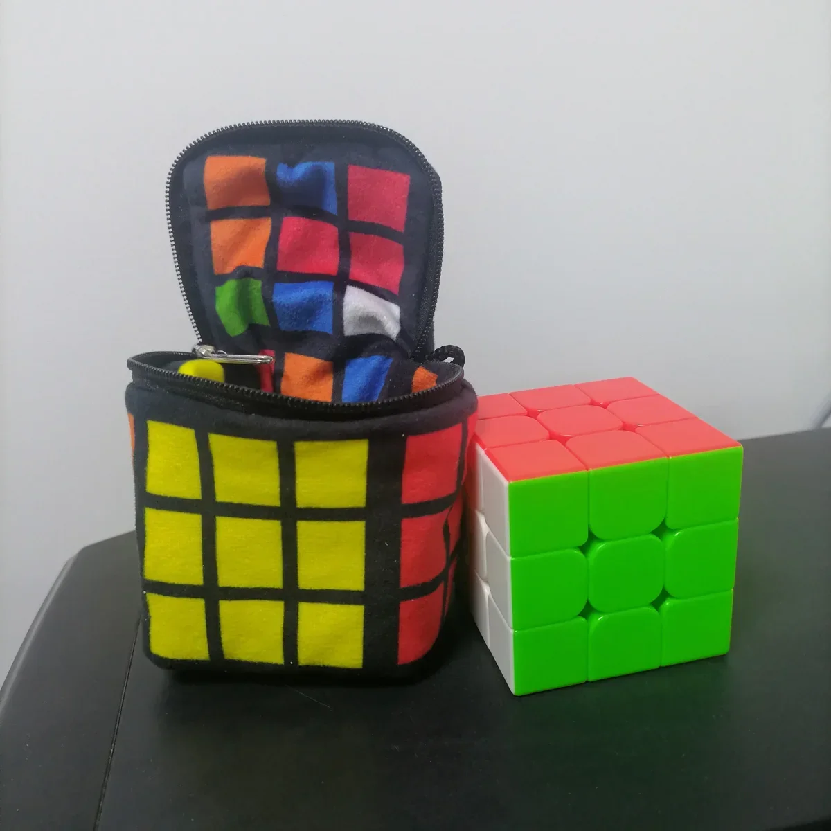 Magic Cube Bag for Rubics Cube Accessories Twisty Puzzles Bags Double-Sided Portable Purses Pendant Kids Intelligence Toy Gift