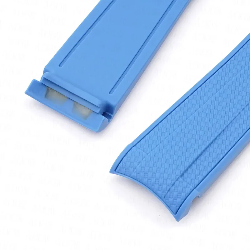 20mm Diving Strap for Omega X Swatch Joint MoonSwatch Men Women Arc Curved End TPU Rubber Bracelet for Rolex Watch Band Tools