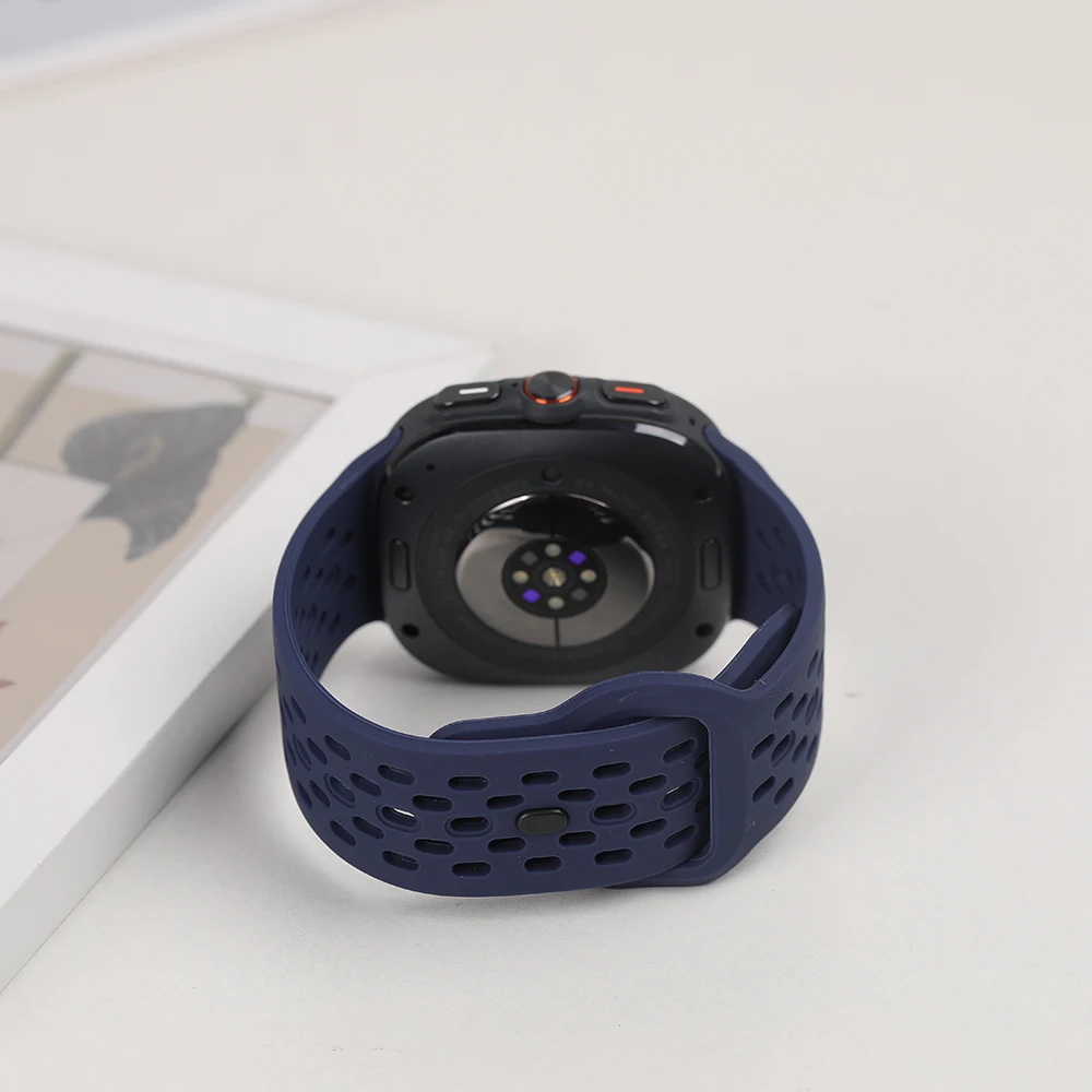 Silicone Strap For Samsung Galaxy Watch Ultra 2 Strap Accessories Smartwatch Bracelet Correa Galaxy Watch Ultra(2025) 47mm Band