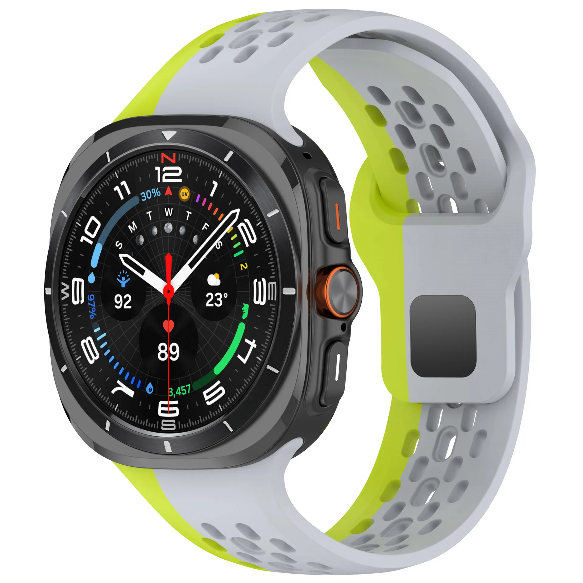 Silicone Strap For Samsung Galaxy Watch Ultra 2 Strap Accessories Smartwatch Bracelet Correa Galaxy Watch Ultra(2025) 47mm Band