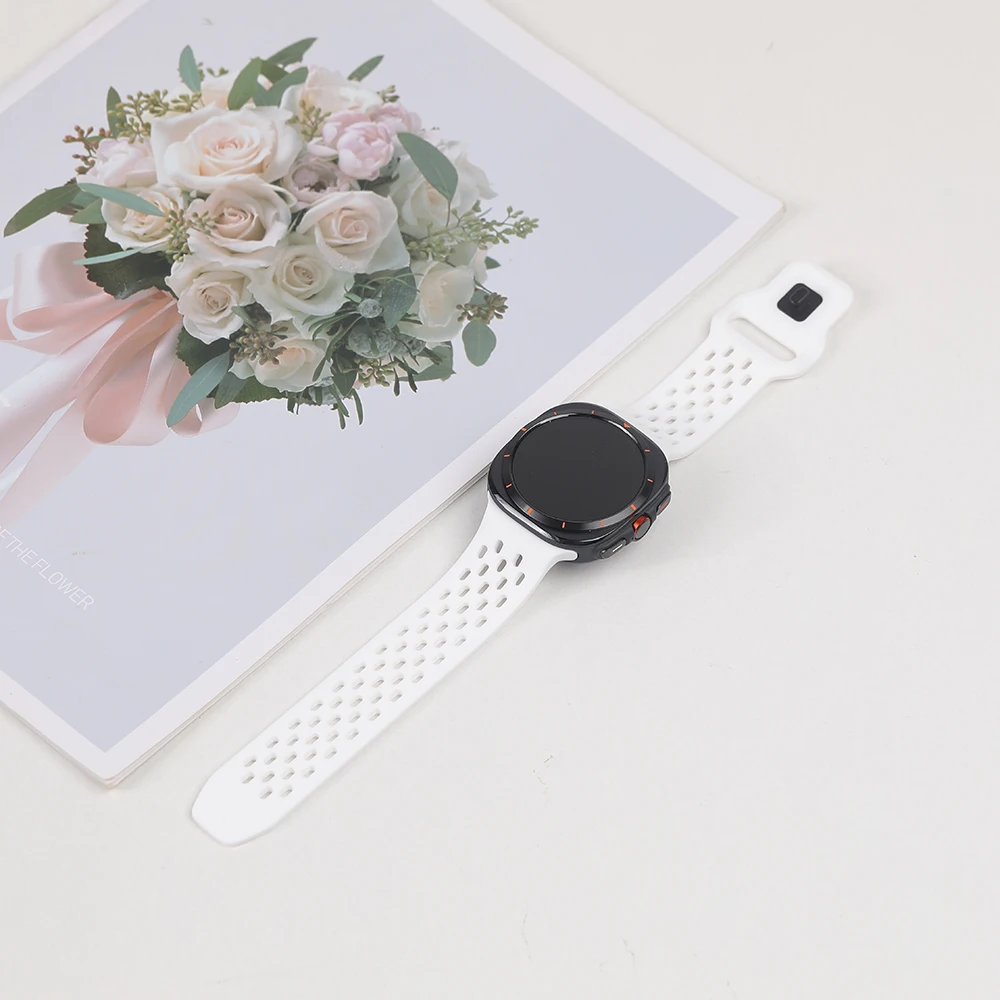 Silicone Strap For Samsung Galaxy Watch Ultra 2 Strap Accessories Smartwatch Bracelet Correa Galaxy Watch Ultra(2025) 47mm Band