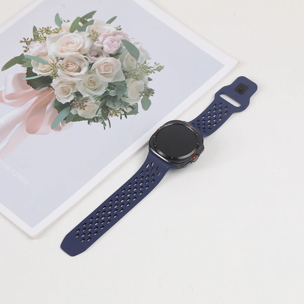 Silicone Strap For Samsung Galaxy Watch Ultra 2 Strap Accessories Smartwatch Bracelet Correa Galaxy Watch Ultra(2025) 47mm Band