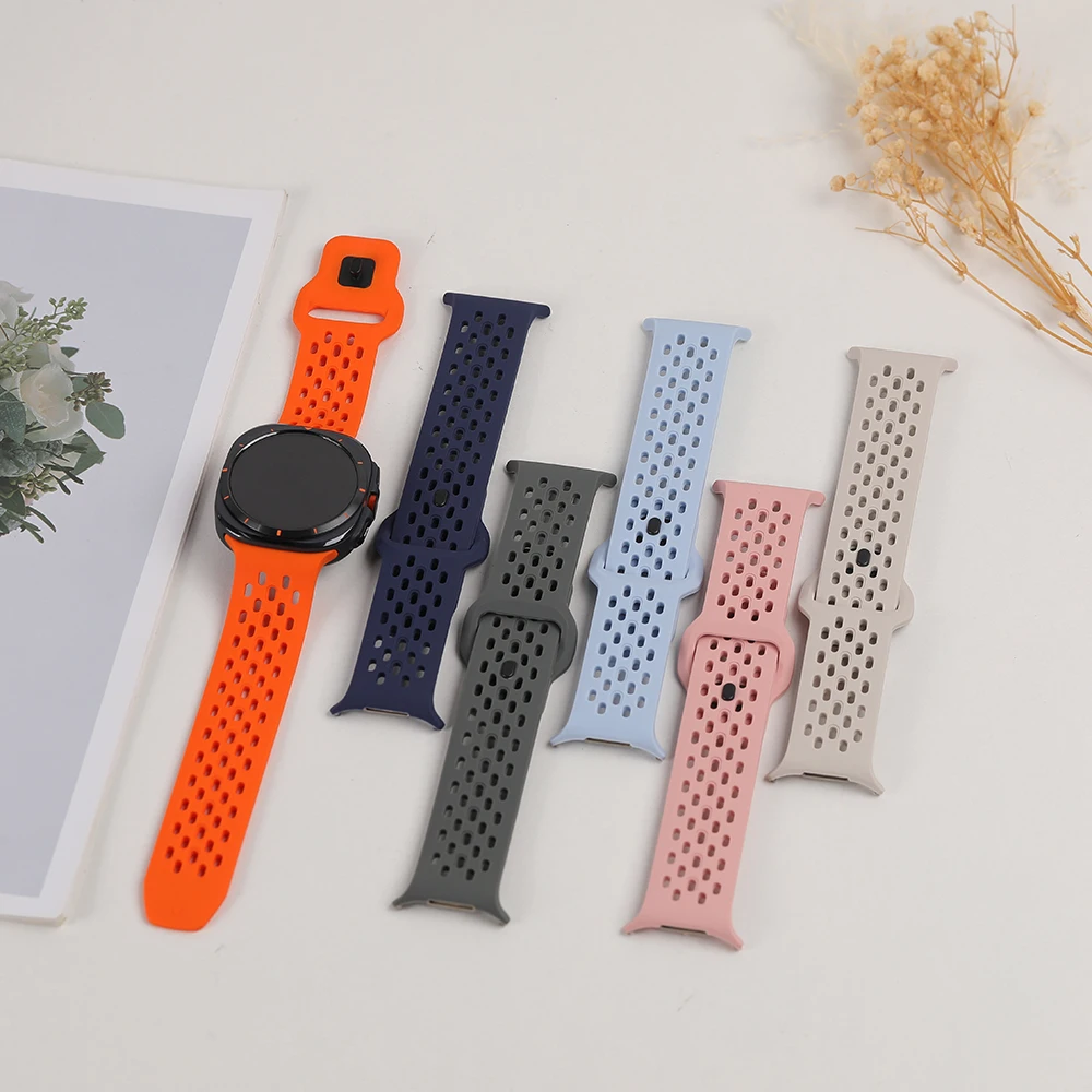 Silicone Strap For Samsung Galaxy Watch Ultra 2 Strap Accessories Smartwatch Bracelet Correa Galaxy Watch Ultra(2025) 47mm Band