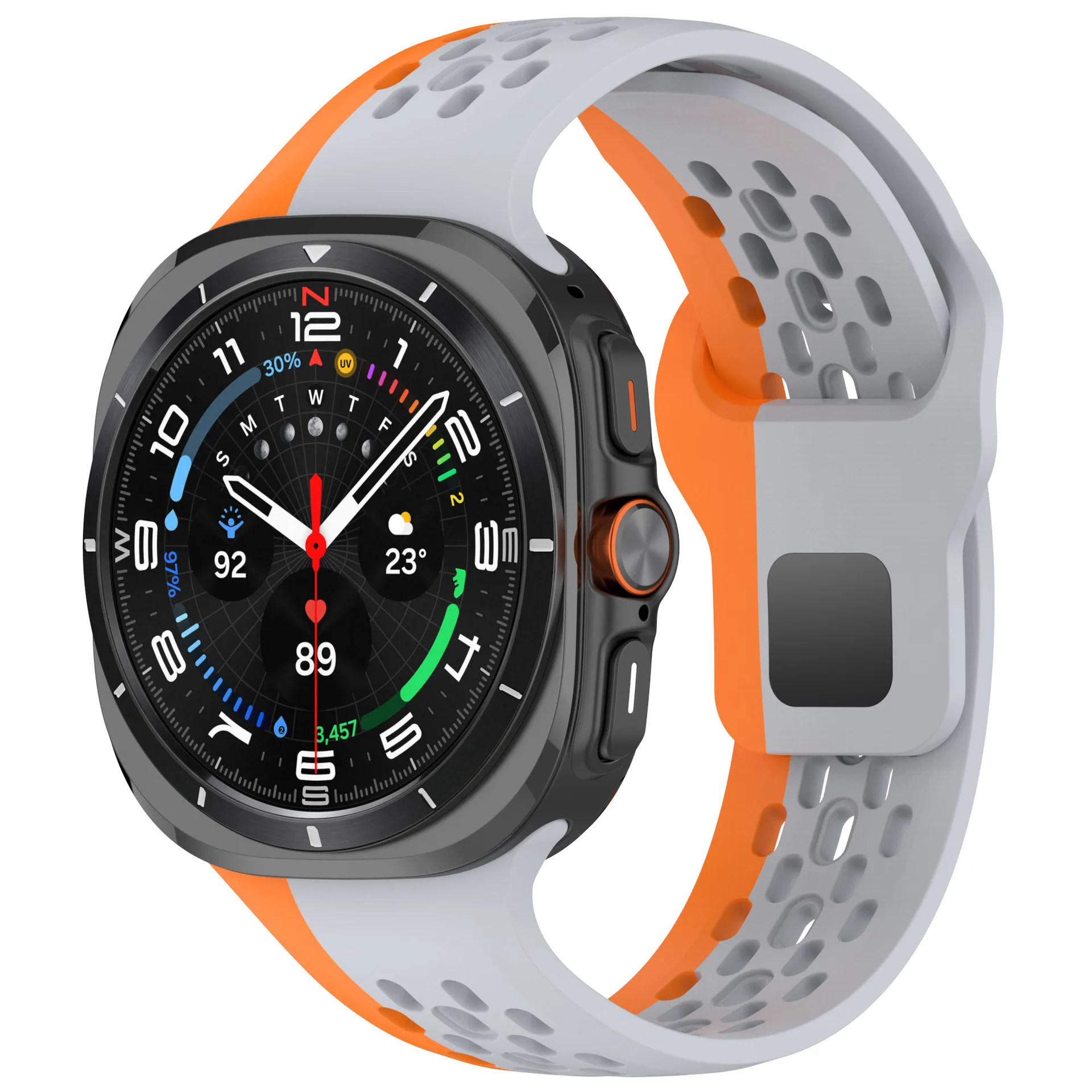 Silicone Strap For Samsung Galaxy Watch Ultra 2 Strap Accessories Smartwatch Bracelet Correa Galaxy Watch Ultra(2025) 47mm Band