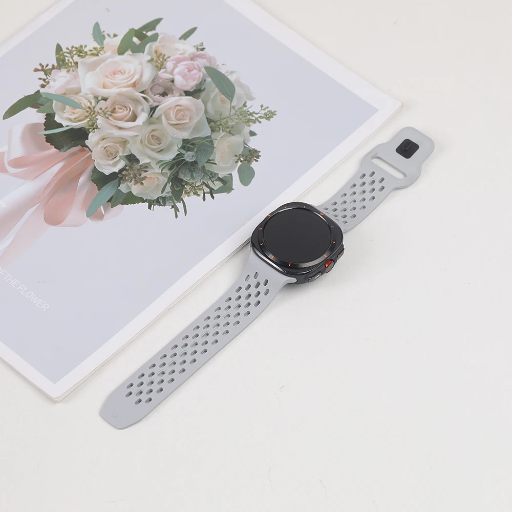 Silicone Strap For Samsung Galaxy Watch Ultra 2 Strap Accessories Smartwatch Bracelet Correa Galaxy Watch Ultra(2025) 47mm Band