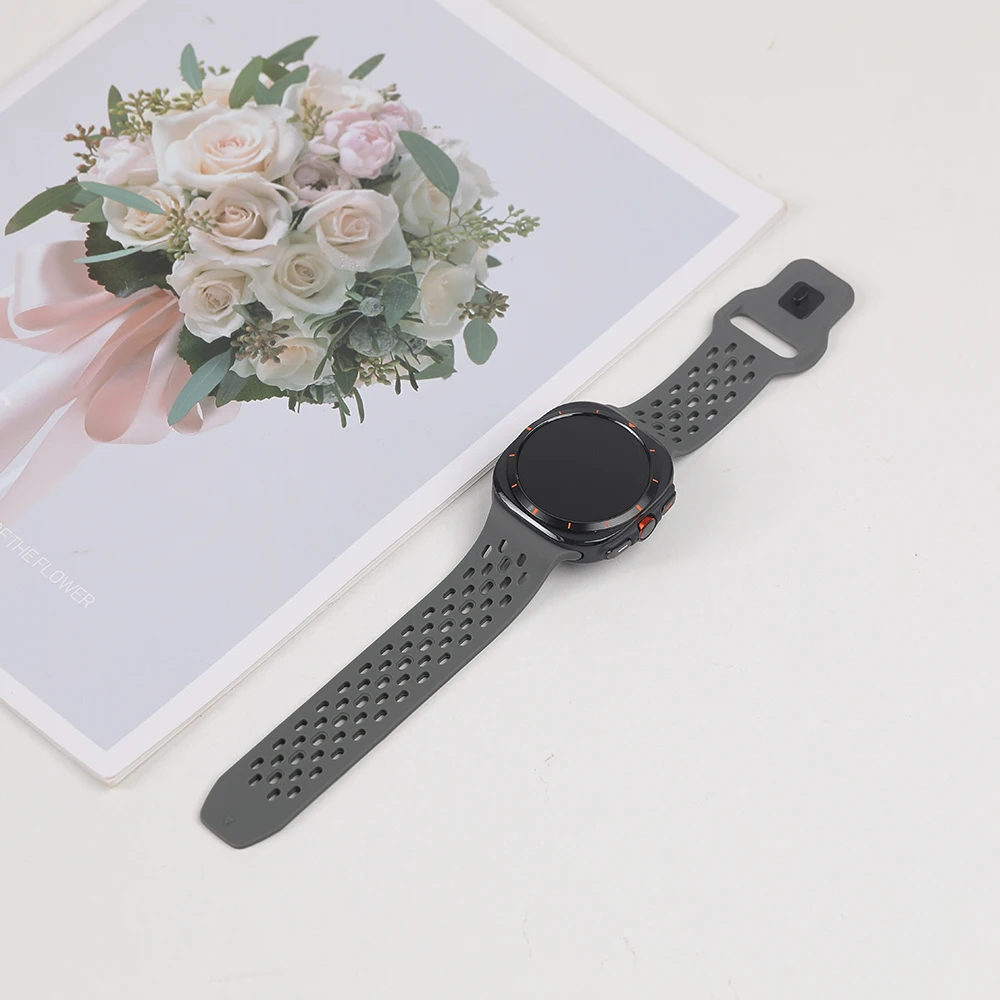 Silicone Strap For Samsung Galaxy Watch Ultra 2 Strap Accessories Smartwatch Bracelet Correa Galaxy Watch Ultra(2025) 47mm Band