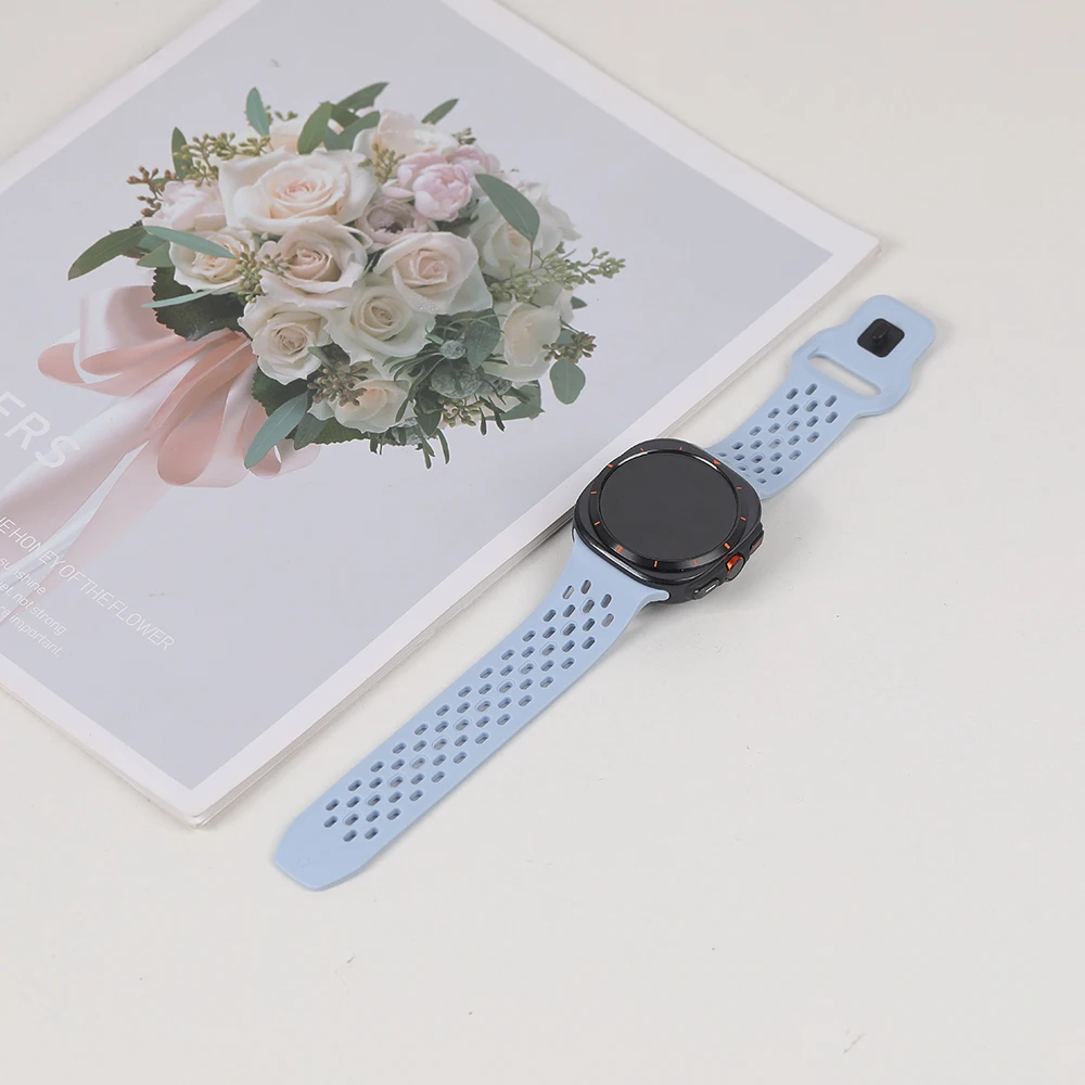 Silicone Strap For Samsung Galaxy Watch Ultra 2 Strap Accessories Smartwatch Bracelet Correa Galaxy Watch Ultra(2025) 47mm Band