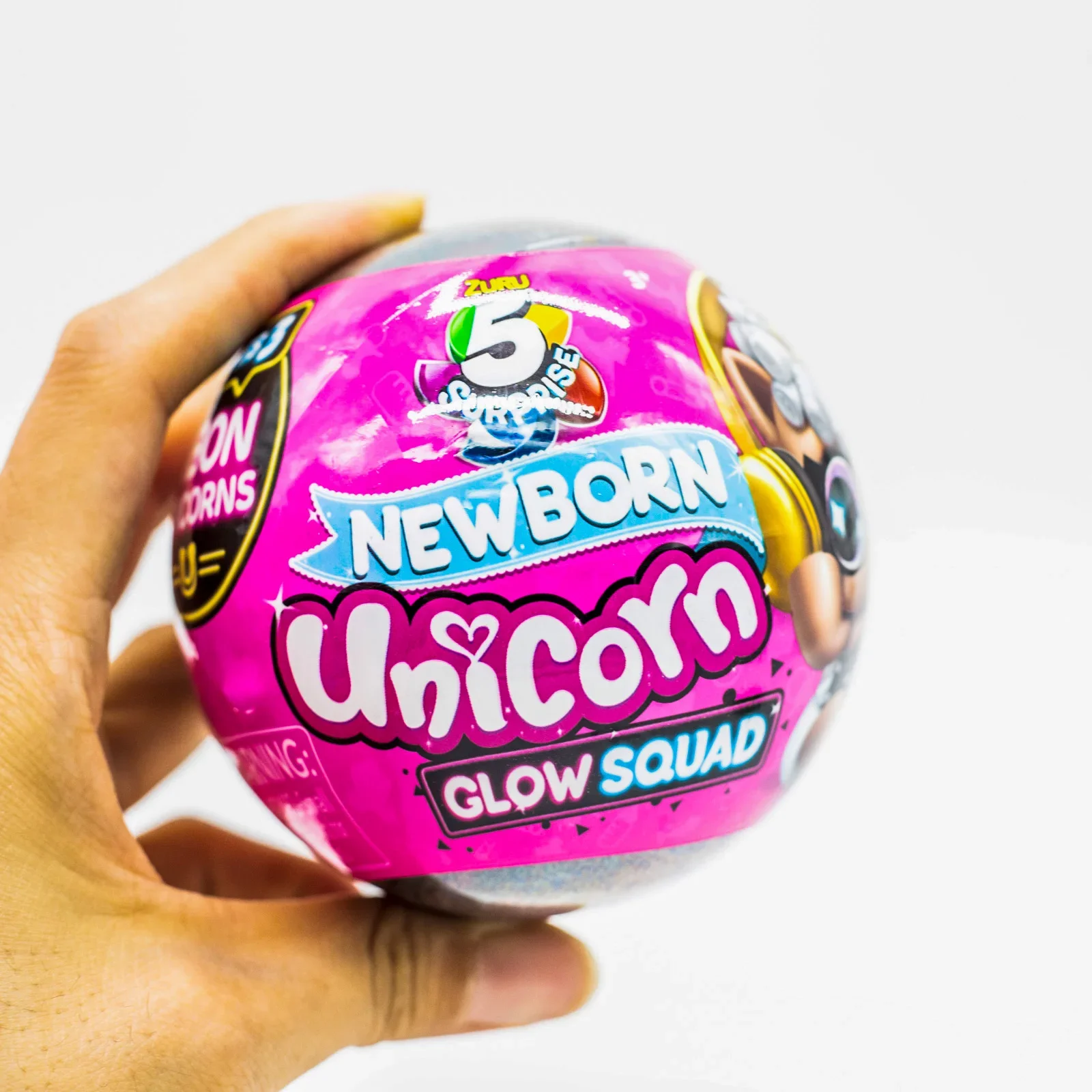 5x Surprise Ball Unicorn Monster Trucks Blind Box Doll Gifts Toy Model Anime Figures Collect Ornaments