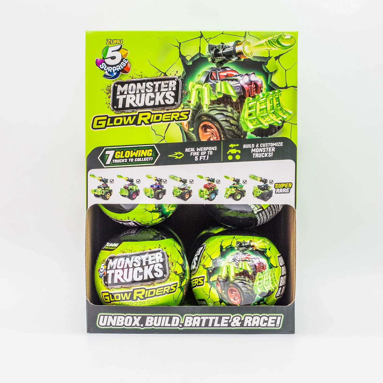 5x Surprise Ball Unicorn Monster Trucks Blind Box Doll Gifts Toy Model Anime Figures Collect Ornaments