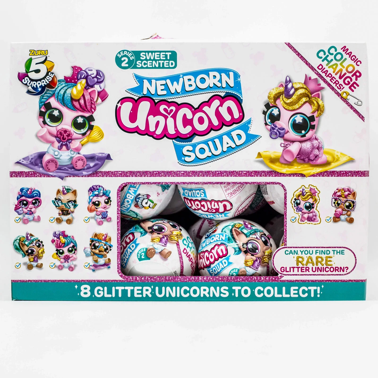 5x Surprise Ball Unicorn Monster Trucks Blind Box Doll Gifts Toy Model Anime Figures Collect Ornaments