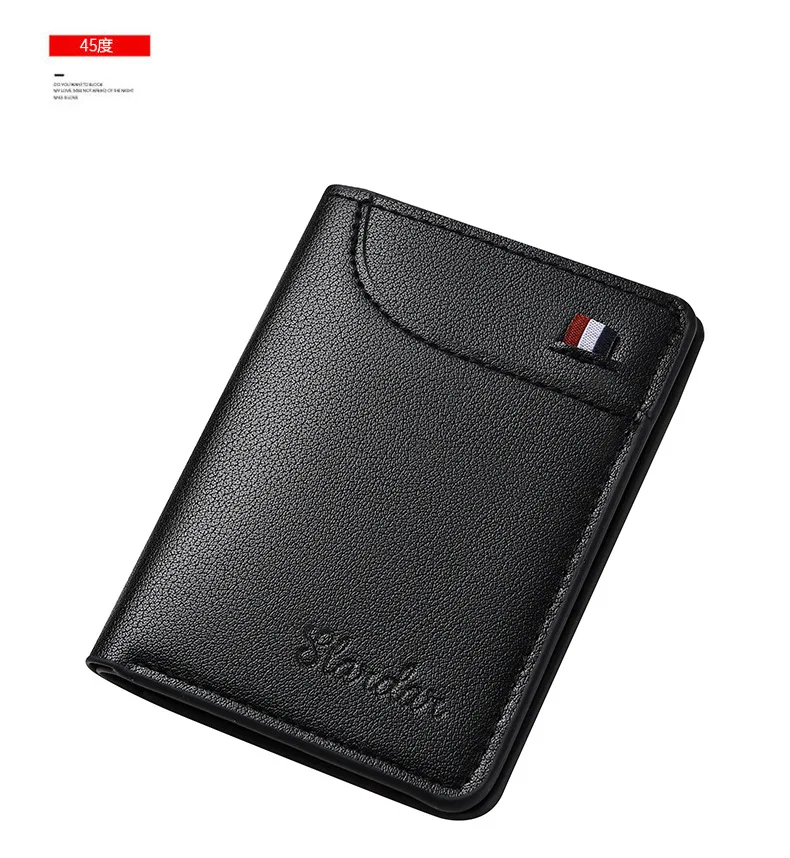 1Pc New Super Slim Soft Wallet PU Leather Mini Credit Card Wallet Purse Card Holders Men Wallet Thin Small Short Skin Wallets