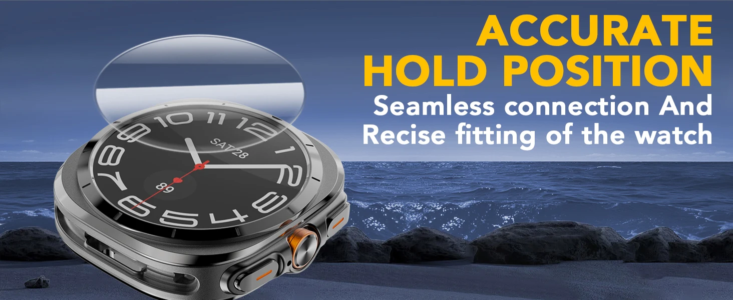 Tempered Glass For Samsung Galaxy Watch Ultra 2 47mm Accessories HD Clear Film galaxy watch 9/8/8 classic 44/40 Screen Protector