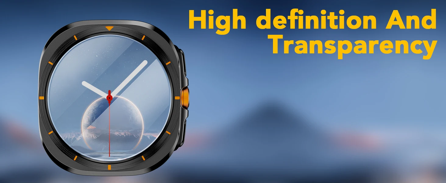 Tempered Glass For Samsung Galaxy Watch Ultra 2 47mm Accessories HD Clear Film galaxy watch 9/8/8 classic 44/40 Screen Protector