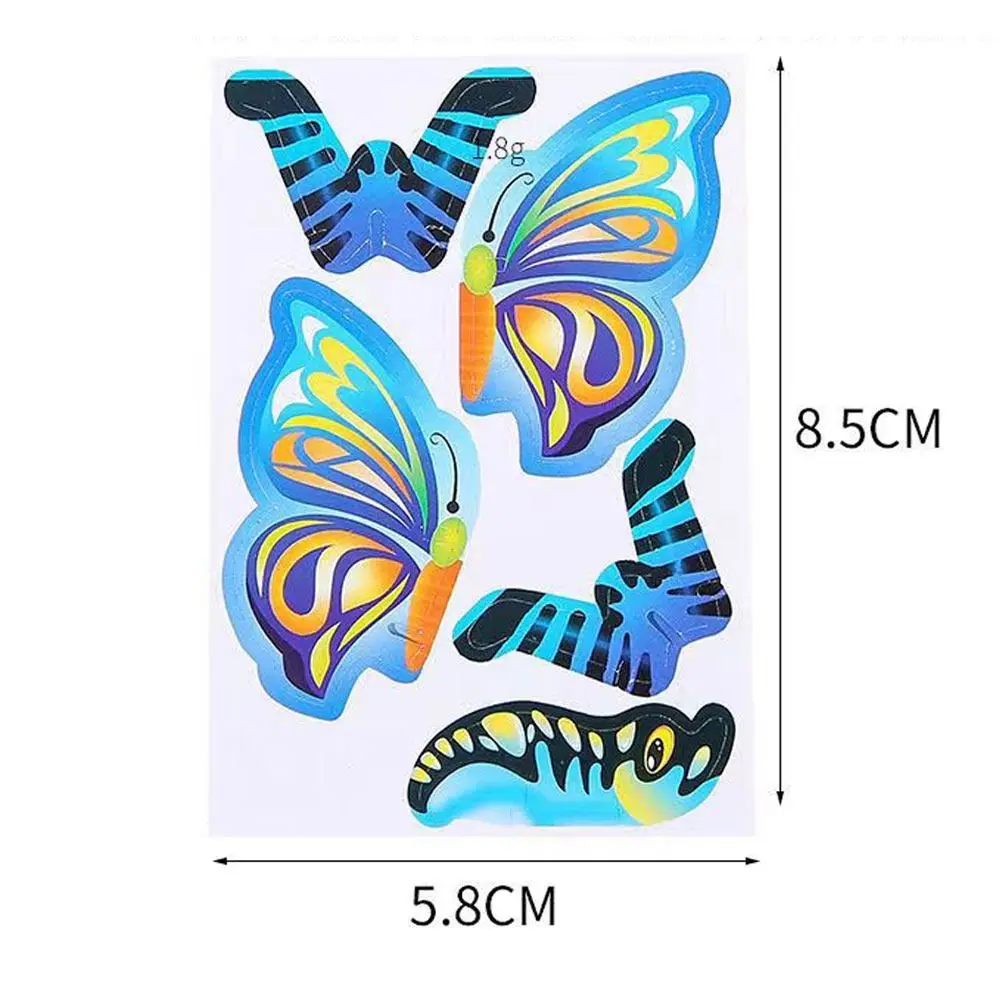25Pcs 3D Puzzle Blocks Toys 3D Insect Paper Jigsaw Funny Paper Card Children Early Education
