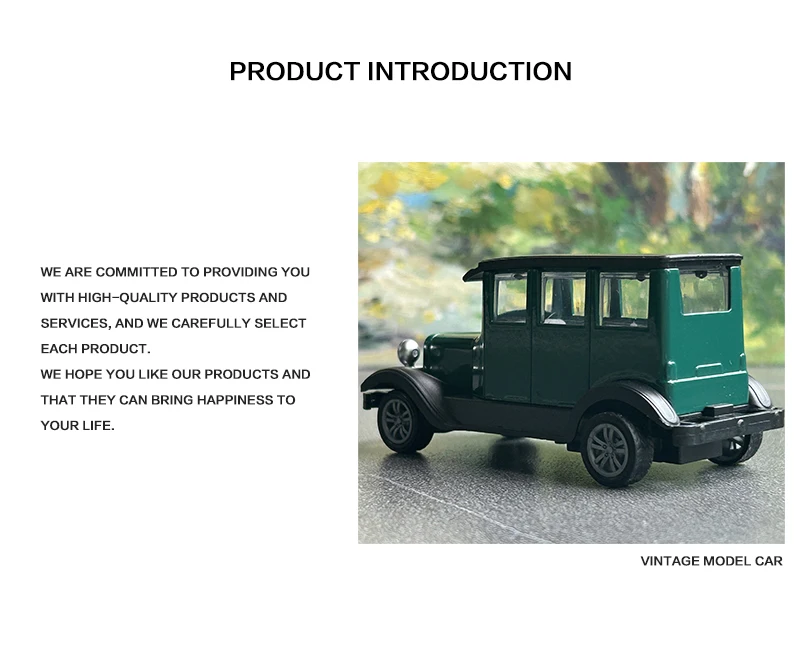 1:43 Alloy Vintage Diecast Car Ford A 1930 Model Car Classic Pull Back Car Model Miniature Vehicle Replica Gift For Kids Adults