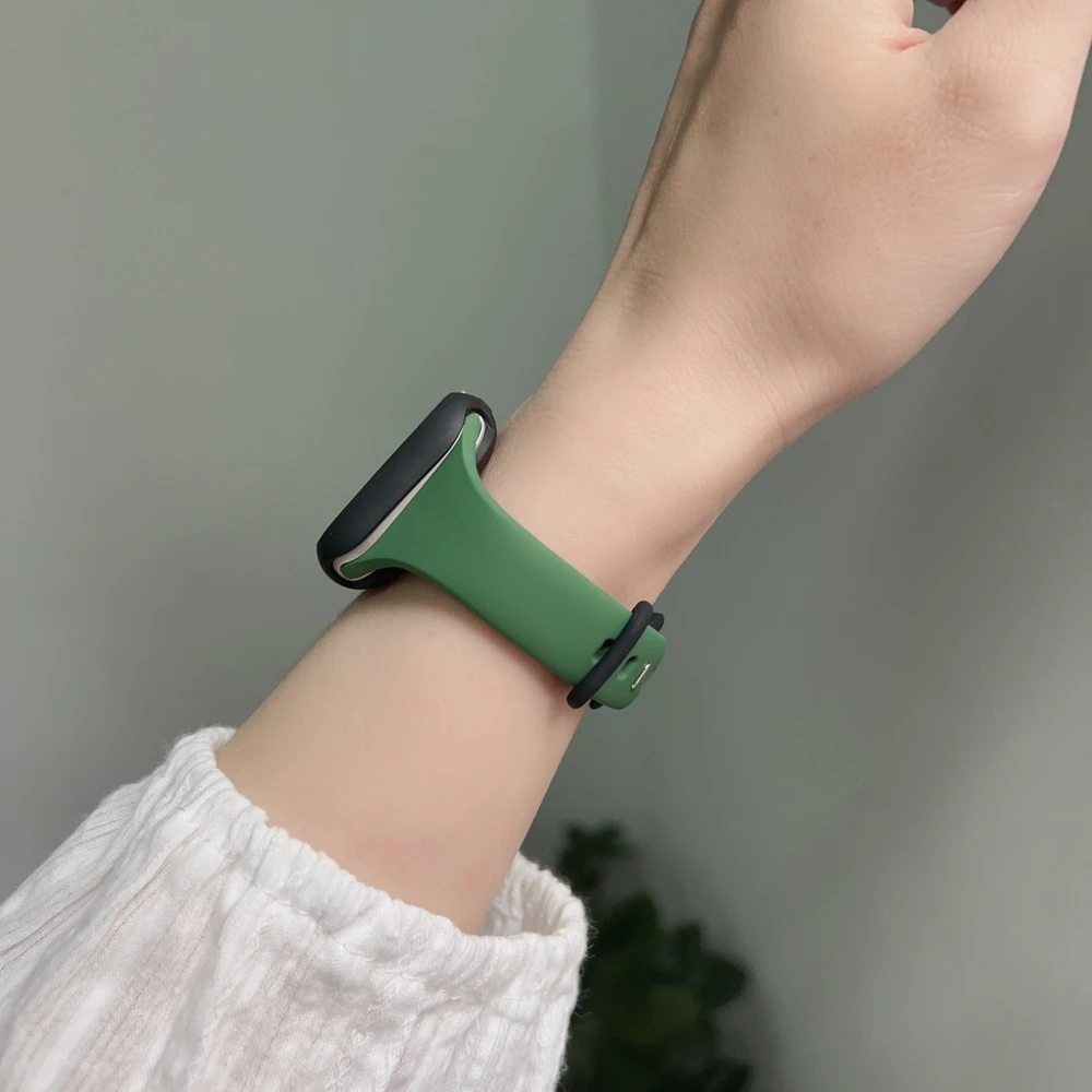 2Pack Silicone Band + Case Set for Apple Watch Correa S11 Women Sport 38mm 40mm 41mm 42mm 44mm 45mm 49mm for iWatch Series Strap