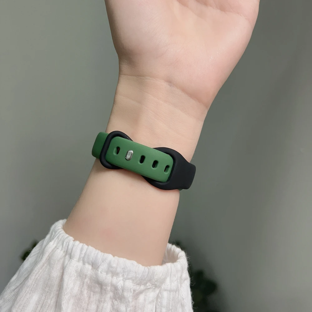 2Pack Silicone Band + Case Set for Apple Watch Correa S11 Women Sport 38mm 40mm 41mm 42mm 44mm 45mm 49mm for iWatch Series Strap