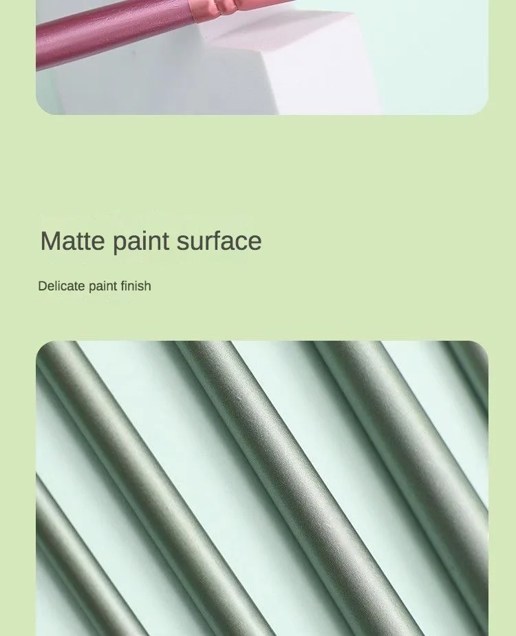 4/6 Pcs Watercolor Brush Pointed Round Flat Head Soft Hair Beginner's Art Student Hand Drawn Watercolor Nylon Painting Material