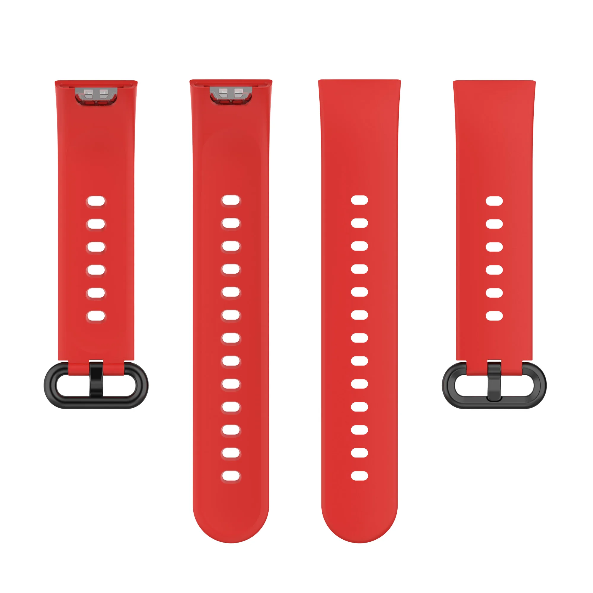 Silicone Strap for Redmi Watch 2 Lite Black Replacement Sport Bracelet Wristband for Xiaomi Watch Band with Screen Protector