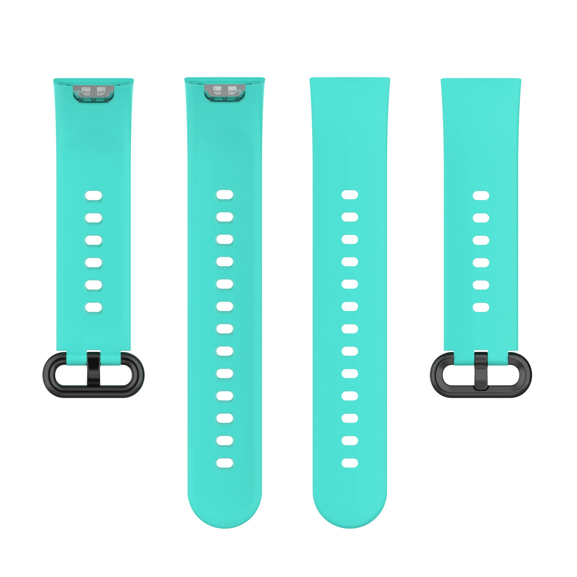 Silicone Strap for Redmi Watch 2 Lite Black Replacement Sport Bracelet Wristband for Xiaomi Watch Band with Screen Protector